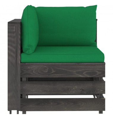  Sodo komplektas su pagalvėlėmis, 5 dalių, impregnuota mediena - Lauko baldų komplektai - 4
