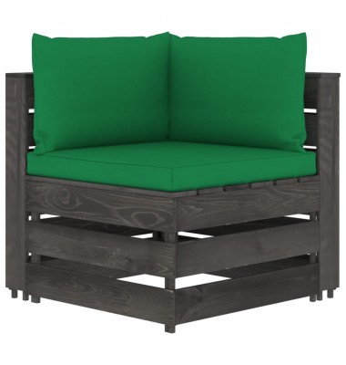  Sodo komplektas su pagalvėlėmis, 7 dalių, impregnuota mediena - Lauko baldų komplektai - 3