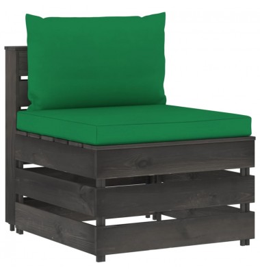  Sodo komplektas su pagalvėlėmis, 7 dalių, impregnuota mediena - Lauko baldų komplektai - 5