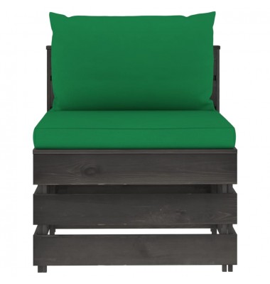  Sodo komplektas su pagalvėlėmis, 10 dalių, impregnuota mediena - Lauko baldų komplektai - 2