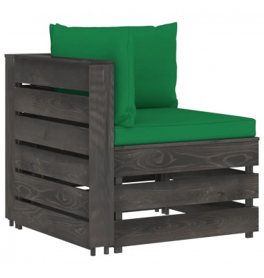  Sodo komplektas su pagalvėlėmis, 10 dalių, impregnuota mediena - Lauko baldų komplektai - 5