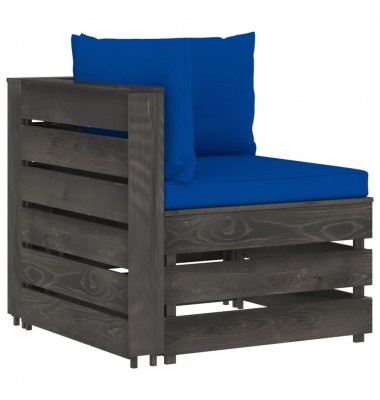  Sodo komplektas su pagalvėlėmis, 6 dalių, impregnuota mediena - Lauko baldų komplektai - 4