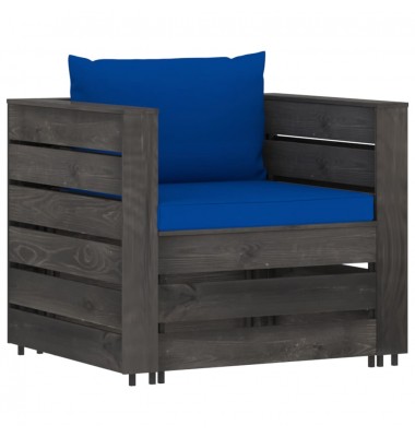  Sodo komplektas su pagalvėlėmis, 6 dalių, impregnuota mediena - Lauko baldų komplektai - 5