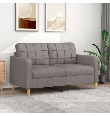  Dvivietė sofa, taupe spalvos, 140cm, audinys - Sofos, sofos-lovos - 1