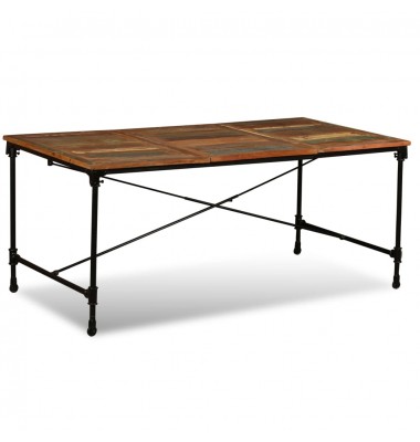  Valgomojo stalas, perdirbtos medienos masyvas, 180cm                - Stalai - 1