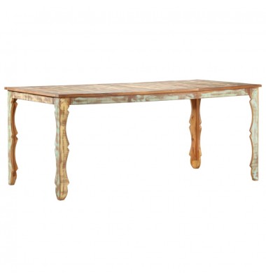  Valgomojo stalas, 180x90x76cm, perdirbtos medienos masyvas - Stalai - 6