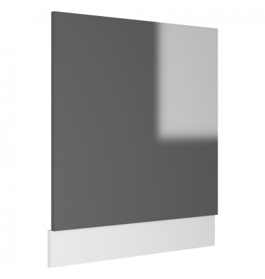 Indaplovės plokštė, pilkos spalvos, 59,5x3x67cm, MDP, blizgi - Virtuvės spintelės - 1