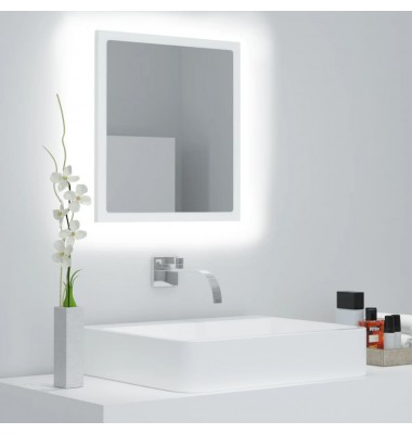  Vonios kambario veidrodis, baltos spalvos, 40x8,5x37cm, MDP - Vonios spintelės, veidrodžiai - 1