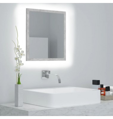  Vonios kambario veidrodis, betono pilkas, 40x8,5x37cm, MDP - Vonios spintelės, veidrodžiai - 1