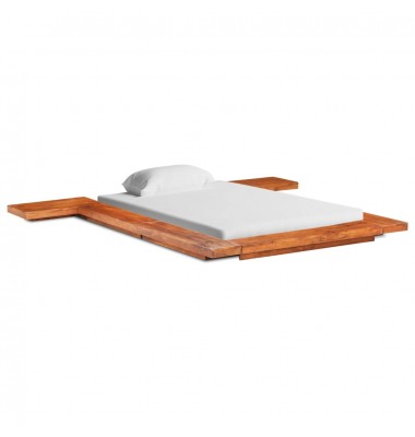 Japoniško stiliaus lovos rėmas, 100x200cm, akacijos masyvas - Lovos - 1