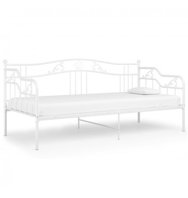 Sofos-lovos rėmas, baltos spalvos, 90x200cm, metalas - Lovos - 3
