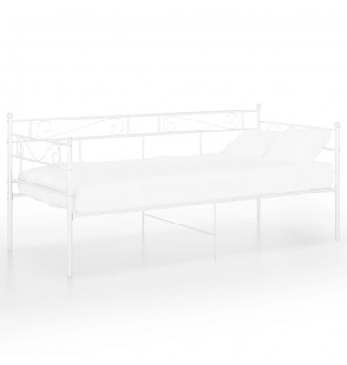  Sofos-lovos rėmas, baltos spalvos, 90x200cm, metalas - Lovos - 2