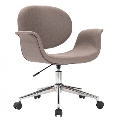 Pasukama biuro kėdė, taupe spalvos, audinys (287396) - Biuro kėdės - 1