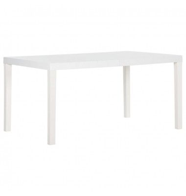  Sodo stalas, baltos spalvos, 150x90x72cm, PP - Lauko stalai, staliukai - 1