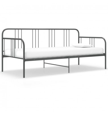  Sofos-lovos rėmas, pilkos spalvos, 90x200cm, metalas - Lovos - 1