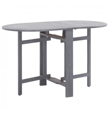  Sodo stalas, pilkas, 120x70x74cm, akacijos medienos masyvas  - Lauko stalai, staliukai - 1
