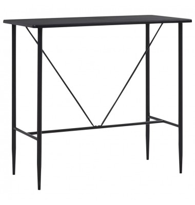  Baro stalas, juodos spalvos, 120x60x110cm, MDF - Stalai - 1