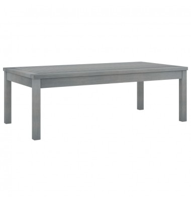  Kavos staliukas, pilkas, 100x50x33cm, akacijos medienos masyvas - Lauko stalai, staliukai - 1