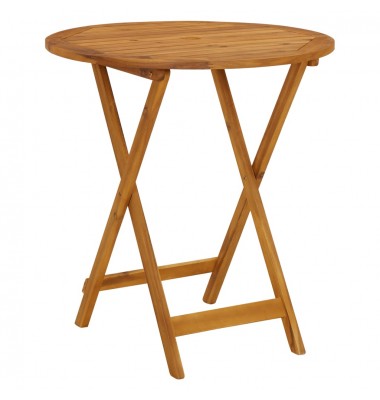  Sulankstomas sodo stalas, 70cm, akacijos medienos masyvas - Lauko stalai, staliukai - 1