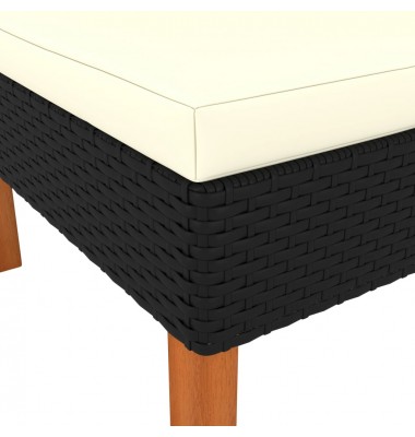  Kampinė sofa, poliratanas ir eukalipto medienos masyvas - Moduliniai lauko baldai - 3
