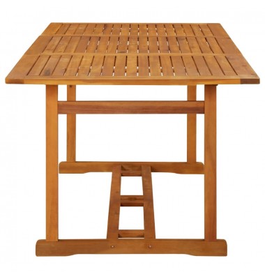  Sodo valgomojo stalas, 180x90x75 cm, akacijos medienos masyvas - Lauko stalai, staliukai - 3