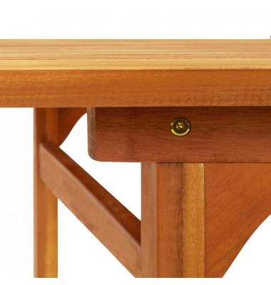 Sodo valgomojo stalas, 180x90x75 cm, akacijos medienos masyvas - Lauko stalai, staliukai - 5