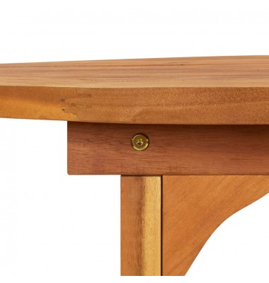  Sodo valgomojo stalas, 220x90x75 cm, akacijos medienos masyvas - Lauko stalai, staliukai - 5
