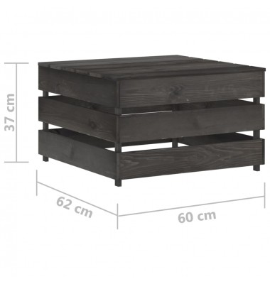  Sodo stalai iš palečių, 2vnt., impregnuota pušies mediena - Moduliniai lauko baldai - 6
