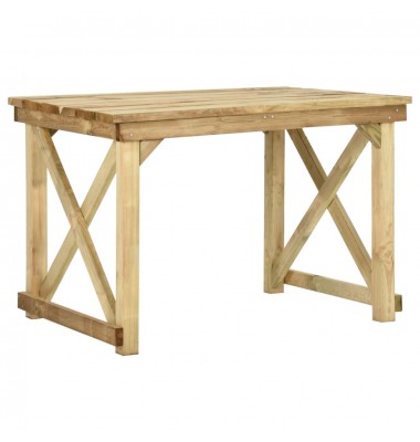  Sodo stalas, 110x79x75cm, impregnuota pušies mediena - Lauko stalai, staliukai - 1