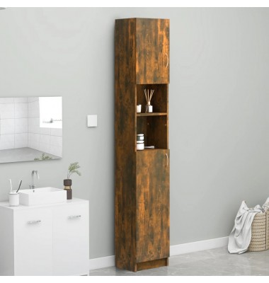 Vonios spintelė, dūminio ąžuolo, 32x25,5x190cm, mediena - Vonios spintelės, veidrodžiai - 1