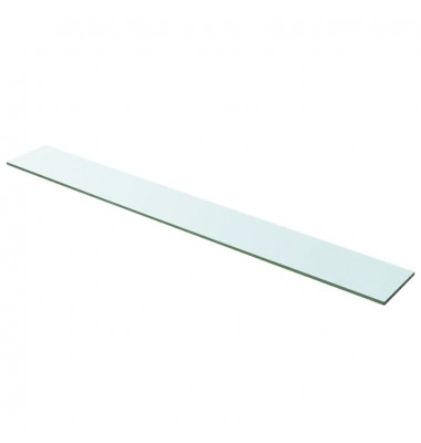  Lentynos plokštė, skaidrus stiklas, 100x12 cm - Pakabinamos lentynos, spintelės - 1