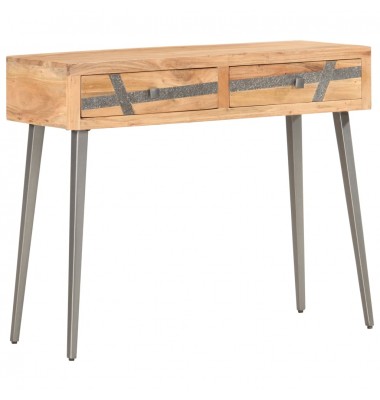  Konsolinis staliukas, 90x30x75cm, akacijos medienos masyvas - Žurnaliniai staliukai - 1