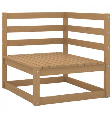  Sodo komplektas su pagalvėlėmis, 2 dalių, medaus rudas, pušis - Moduliniai lauko baldai - 2