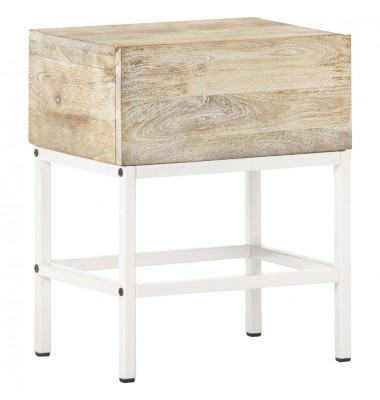  Naktinis staliukas, 40x30x50cm, mango medienos masyvas  - Naktinės spintelės - 1