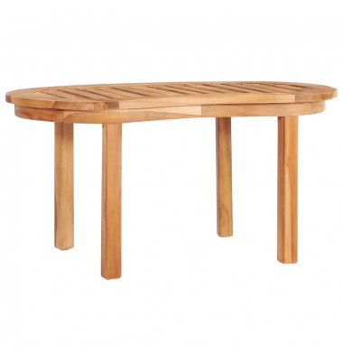  Kavos staliukas, 90x50x45 cm, tikmedžio medienos masyvas - Kavos staliukai - 1