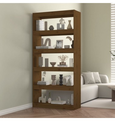  Spintelė knygoms/kambario pertvara, ruda, 80x30x167,4cm, pušis - Pastatomos lentynos, spintelės - 1