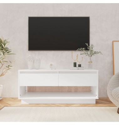  Televizoriaus spintelė, baltos spalvos, 102x41x44cm, MDP  - TV spintelės - 1