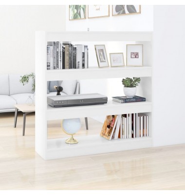  Spintelė knygoms/kambario pertvara, balta, 100x30x103cm - Pastatomos lentynos, spintelės - 1
