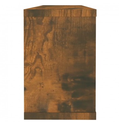  Sieninės lentynos, 4vnt., dūminio ąžuolo, 60x15x23cm, mediena - Pakabinamos lentynos, spintelės - 5