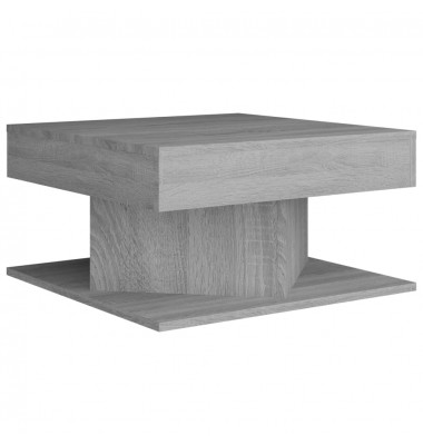  Kavos staliukas, pilkas ąžuolo, 57x57x30cm, apdirbta mediena - Kavos staliukai - 2
