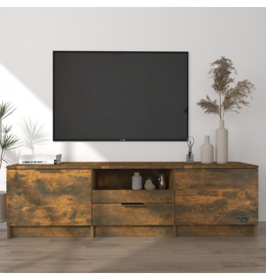  Televizoriaus spintelė, dūminio ąžuolo, 140x35x40cm, mediena - TV spintelės - 1