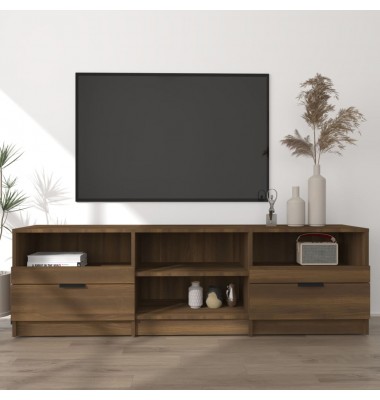  Televizoriaus spintelė, ruda ąžuolo, 150x33,5x45cm, mediena - TV spintelės - 1