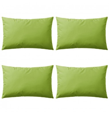  Lauko pagalvės, 4 vnt., obuolio žalios spalvos, 60x40 cm - Dekoratyvinės pagalvėlės - 1