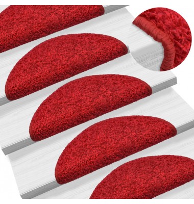  Kilimėliai laiptams, 15vnt., raudonos spalvos, 56x20cm - Laiptų kilimėliai - 1