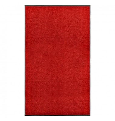  Durų kilimėlis, raudonos spalvos, 90x150cm, plaunamas - Durų, virtuvės kilimai - 1