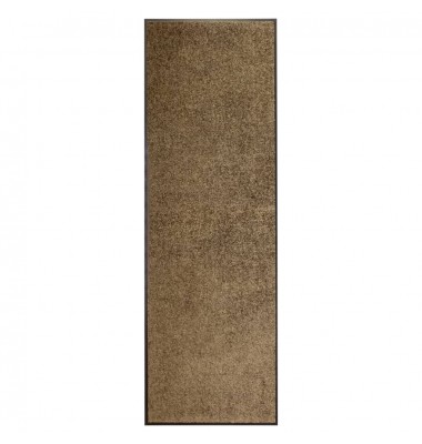  Durų kilimėlis, rudos spalvos, 60x180cm, plaunamas - Durų, virtuvės kilimai - 1
