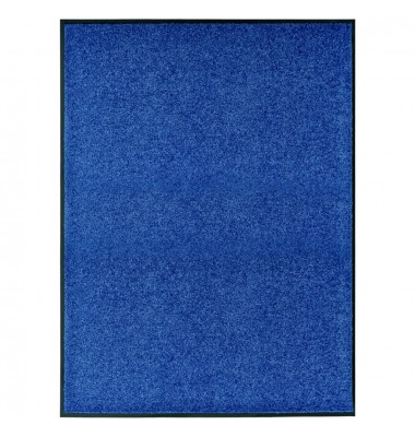  Durų kilimėlis, mėlynos spalvos, 90x120cm, plaunamas - Durų, virtuvės kilimai - 1