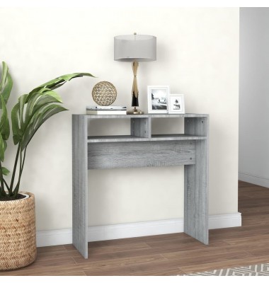  Konsolinis staliukas, pilkas ąžuolo, 78x30x80cm, mediena - Žurnaliniai staliukai - 1