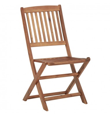  Sulankstomos sodo kėdės su pagalvėmis, 2vnt., akacijos masyvas - Lauko kėdės - 4