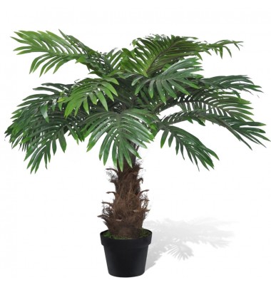 Tikroviška Dirbtinė Palmė, Cikas, su Vazonu, 80 cm - Dirbtiniai augalai - 1